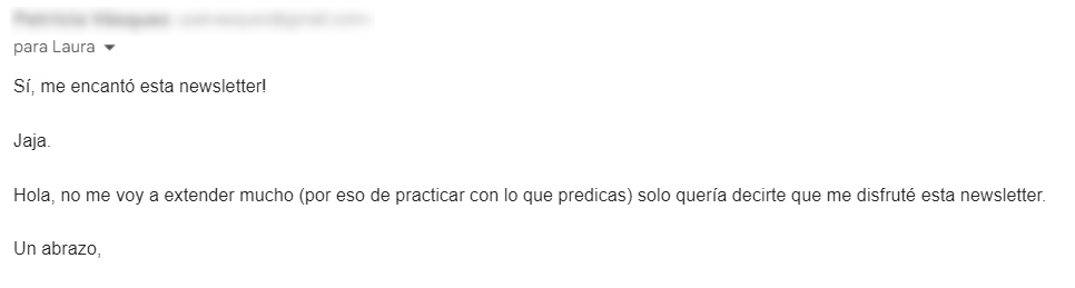 testimonio newsletter redaccion seo