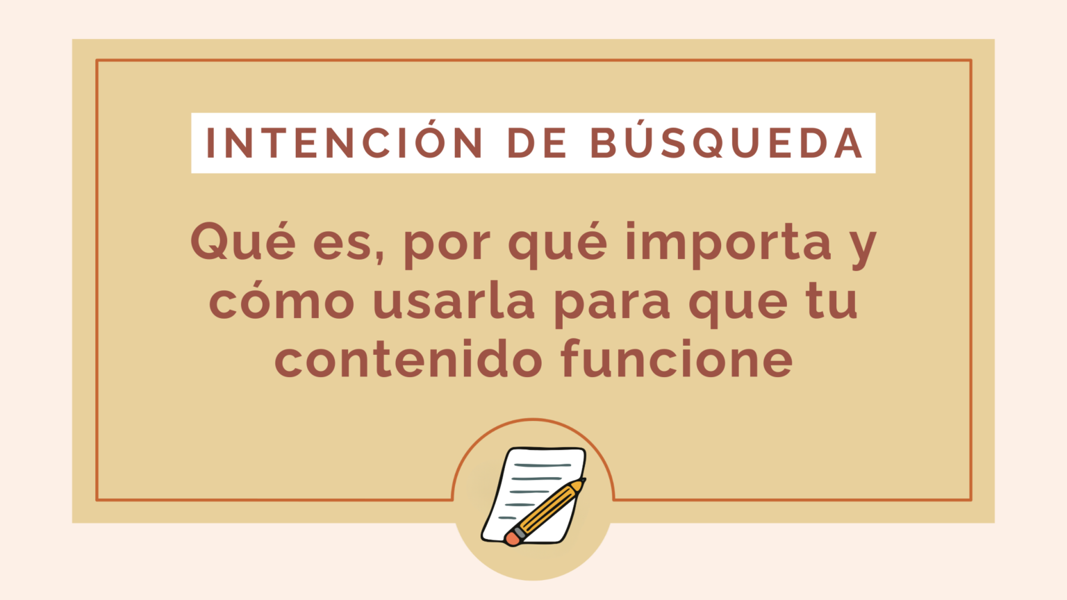 intencion de busqueda