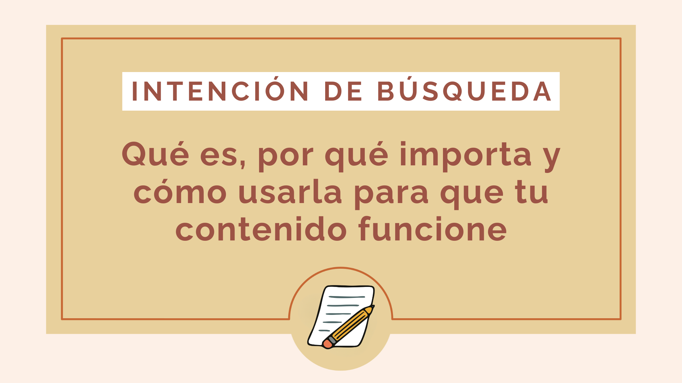 intencion de busqueda